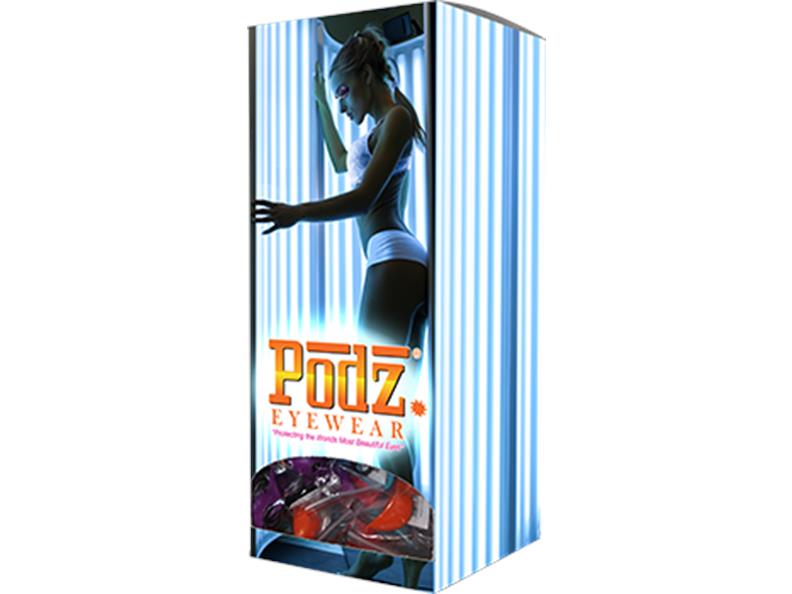 PODZ - FLEX UV Tanning Bed Eyewear - 72 Ct Display